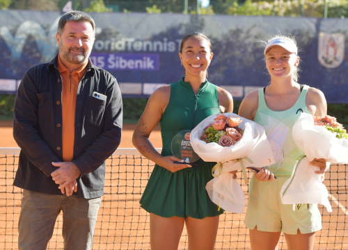 Fotografija 1 - FOTO Ana Konjuh u nedjeljnom finalu Šibenika, u parovima titula češko-slovačkoj kombinaciji