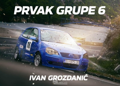 Ivan Grozdanić prvak države u brdskom automobilizmu klase 6, AKK Rogoznica ekipno visoko plasirana