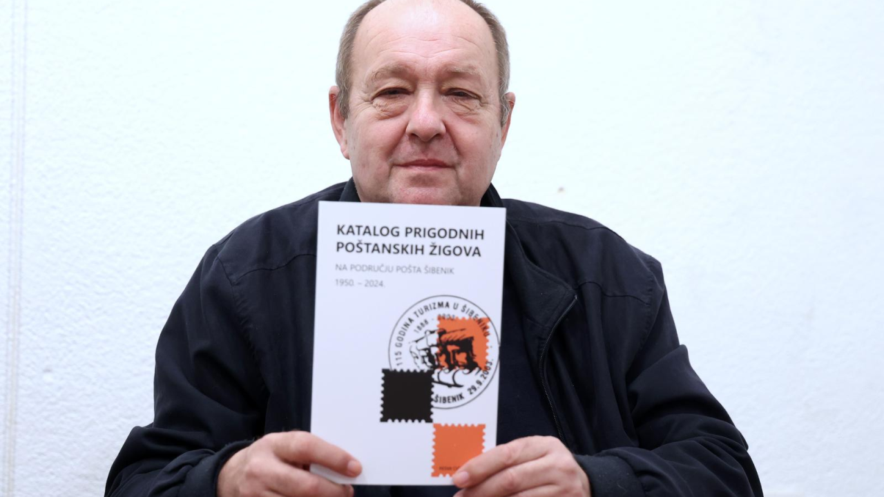 Petar Čičin Šain predstavio katalog poštanskih žigova na području Šibenika