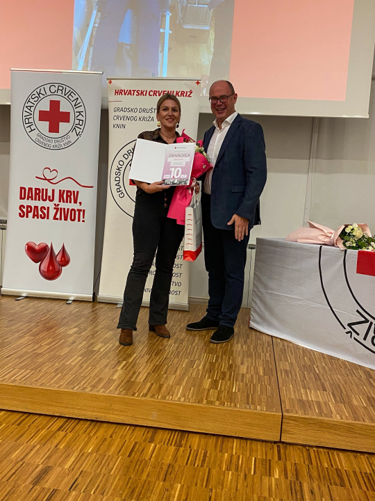 Crveni križ Knin obilježio Dan darivatelja krvi: 'Prikupili 670 doza krvi samo u ovoj godini'