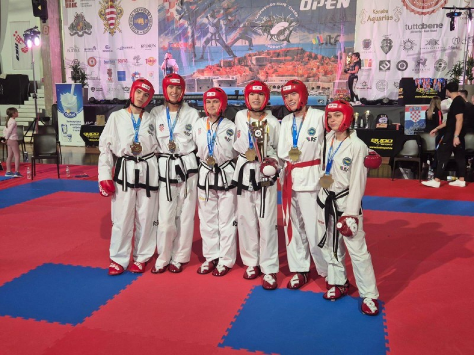 FOTO Taekwondo klub Solaris uspješan na velikom natjecanju u Dubrovniku