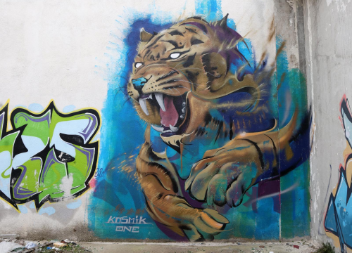 Fotografija 2 - Dok čeka projekte i prenamjenu, Vojarna Bribirskih knezova pravi je mali 'Festival grafita'