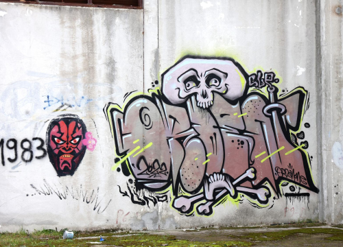 Fotografija 3 - Dok čeka projekte i prenamjenu, Vojarna Bribirskih knezova pravi je mali 'Festival grafita'