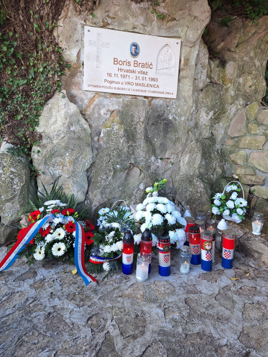 U Sonkoviću odana počast hrvatskom vitezu Borisu Bratiću, pripadniku 113. brigade Šibenik