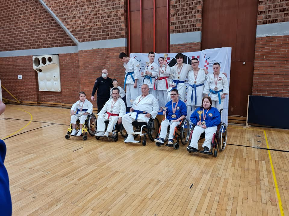 Na Prvenstvu Hrvatske u parakarateu šibenski sportaši ostvarili izniman uspjeh  