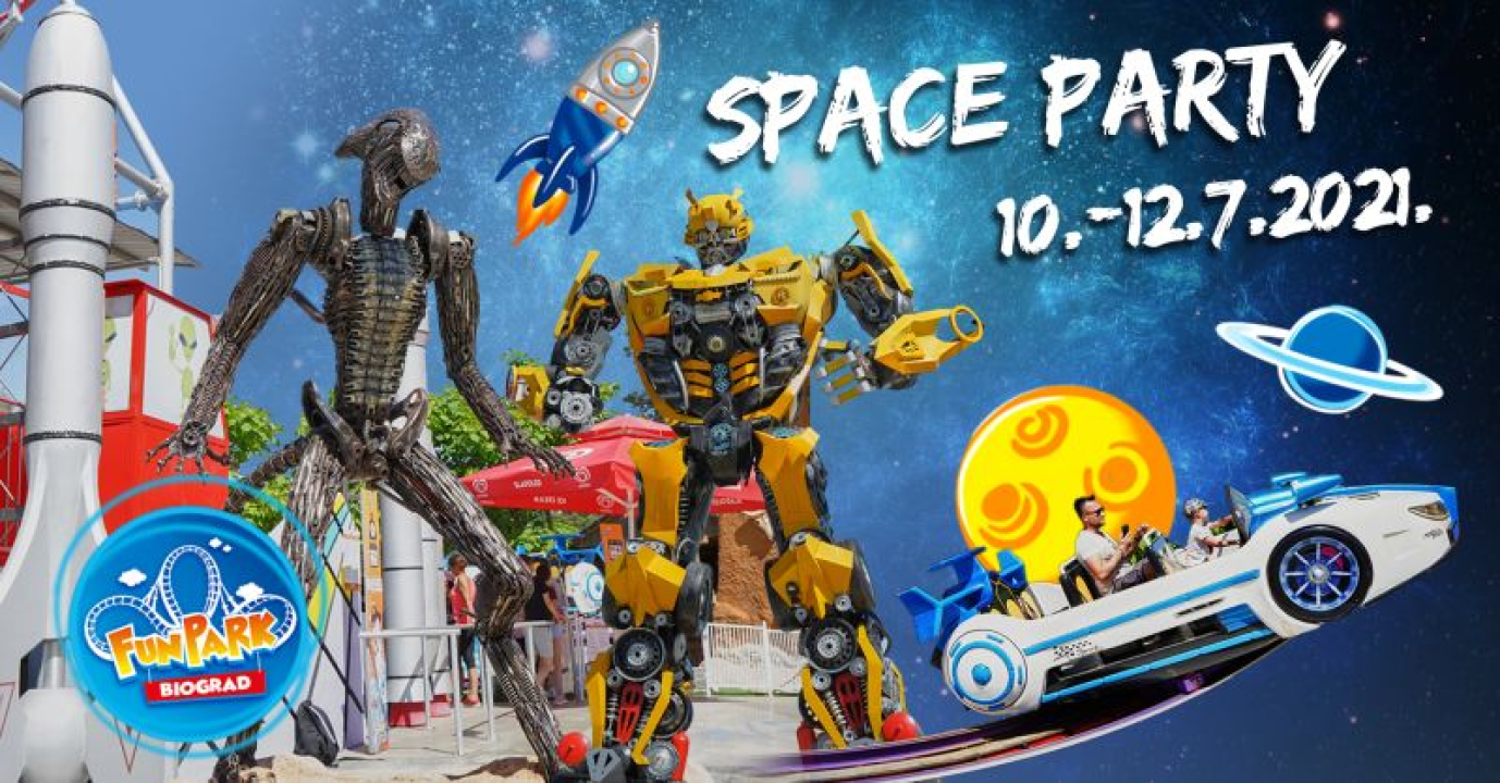 Put u svemir, na Divlji Zapad i vožnja kroz Jurski park čekaju vas u Fun Parku Biograd! 