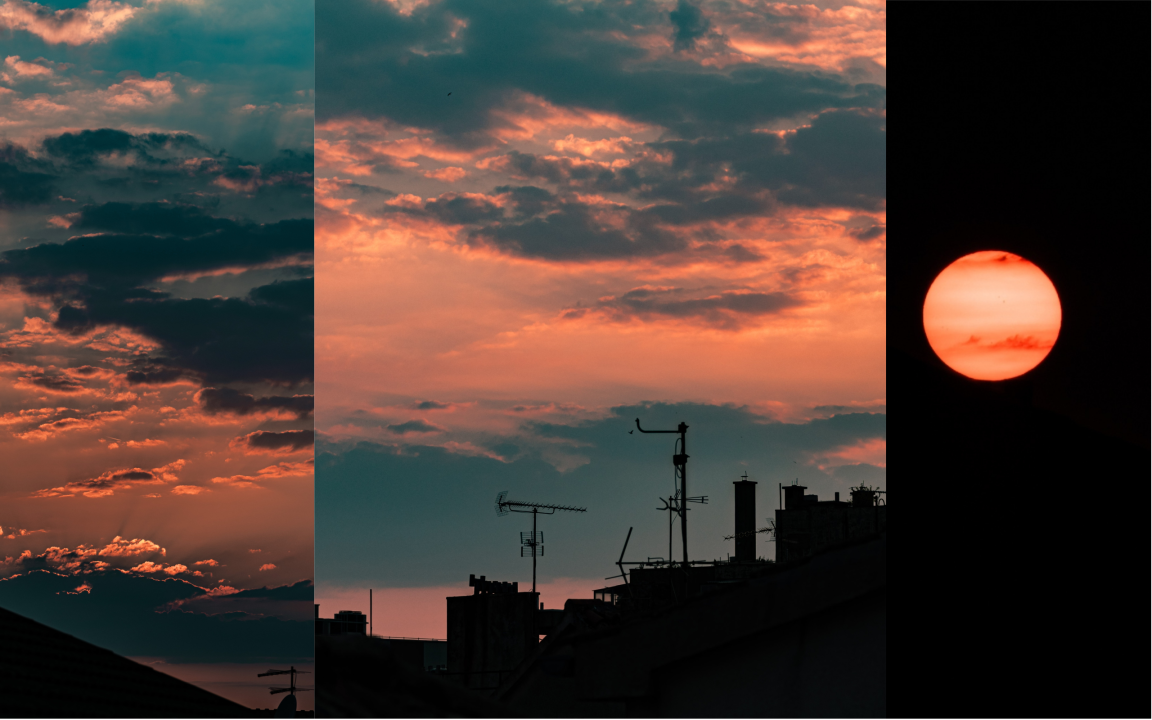 Jeste li vidjeli jučerašnji zalazak? Kroz nebo otežalo oblacima probijale su se čarobne sunčeve zrake