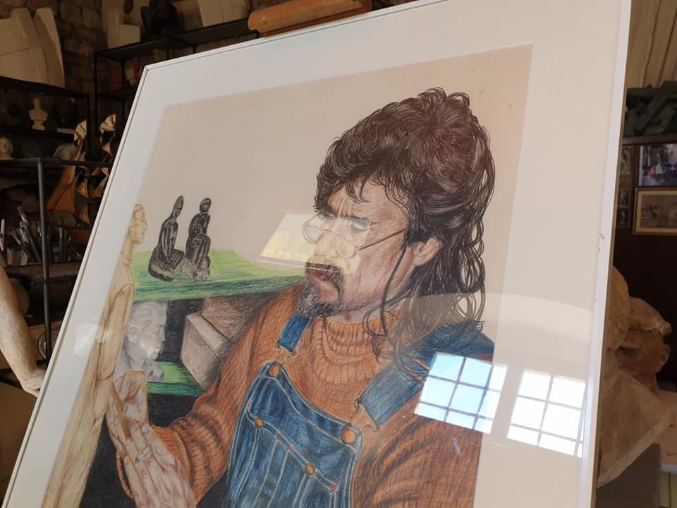 Makedonci, Hrvati i Ale Guberina: Uređen i prezentiran atelje čuvenog šibenskog kipara