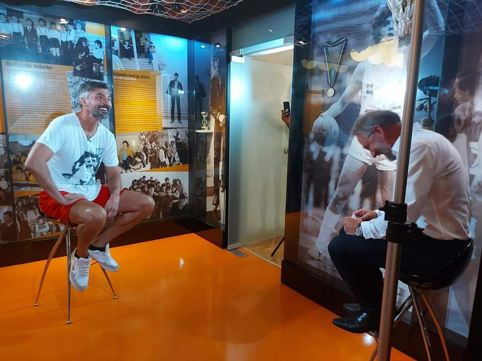 Goran Ivanišević stigao u Šibenik na snimanje filma o Draženu: 'Bili su to jako emotivni trenutci i njemu i nama'