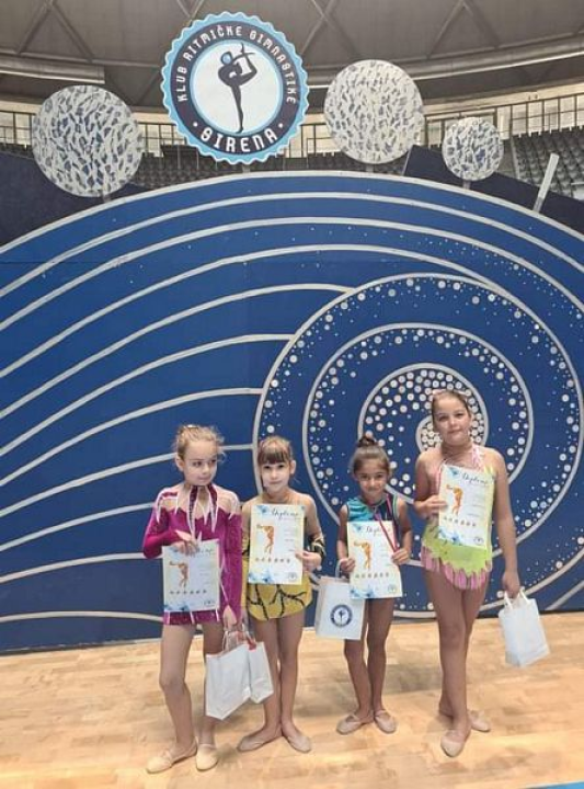 Gimnastičarke 'Šibenik-Dalmacije' uspješne u Zadru na Sirena cupu: Raci prva, Mileta druga, Bujas treća 