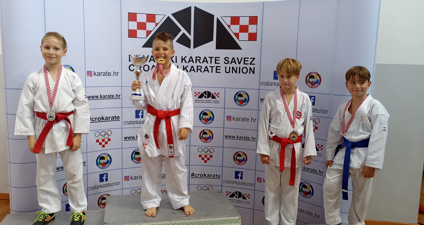 Šibenski karataši Marko i dva Roka prvaci Hrvatske do 14 godina!