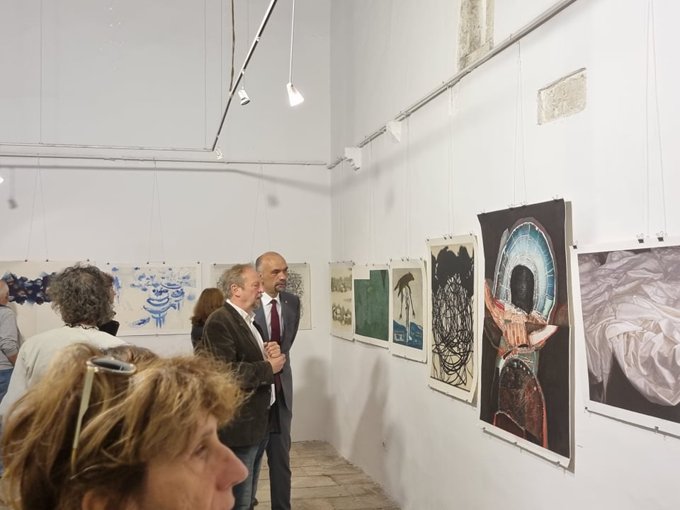 U Galeriji sv. Krševana suvremena japanska tehnika 32 HANGA: 'Ova izložba je jedan most između Šibenika i Tokija'  