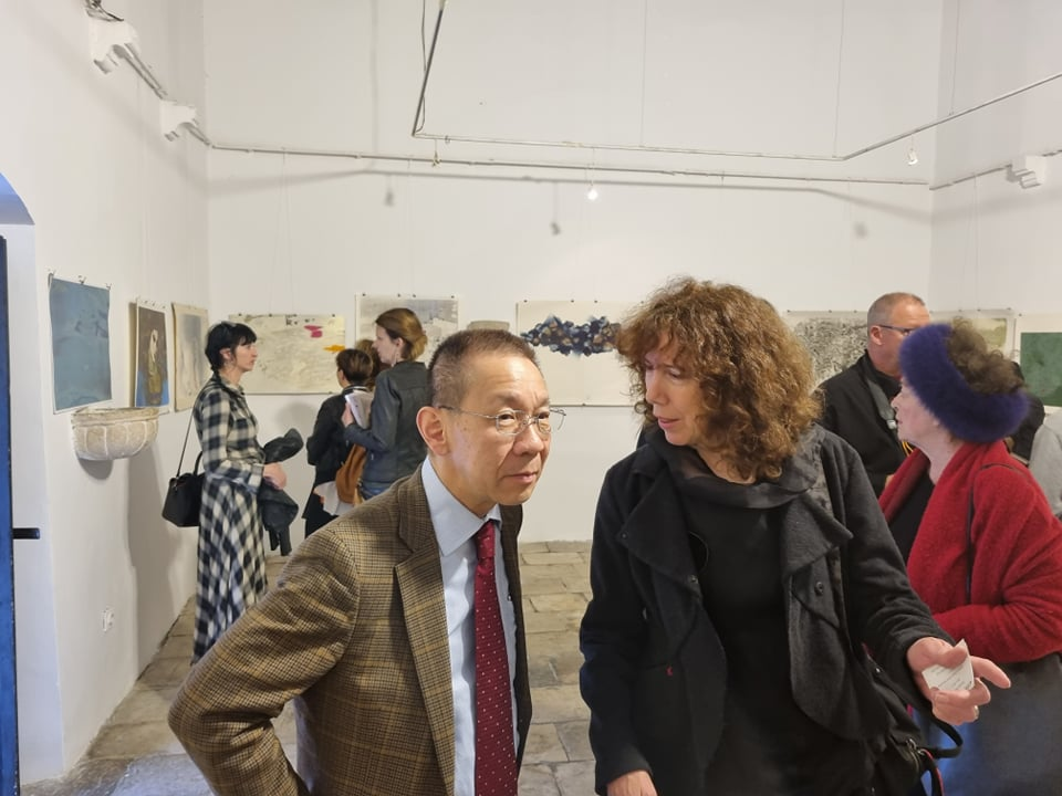 U Galeriji sv. Krševana suvremena japanska tehnika 32 HANGA: 'Ova izložba je jedan most između Šibenika i Tokija'  