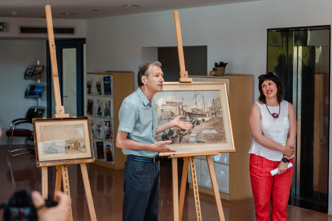 Slika stara preko 140 godina stigla u šibensku knjižnicu: 'Ovo djelo kulturološki obogaćuje povijesnu priču našeg grada' 