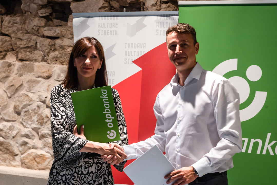 Šibenska Tvrđava kulture i OTP banka nastavljaju suradnju: 'Za dodatan vjetar u leđa važno je imati dobre partnere' 