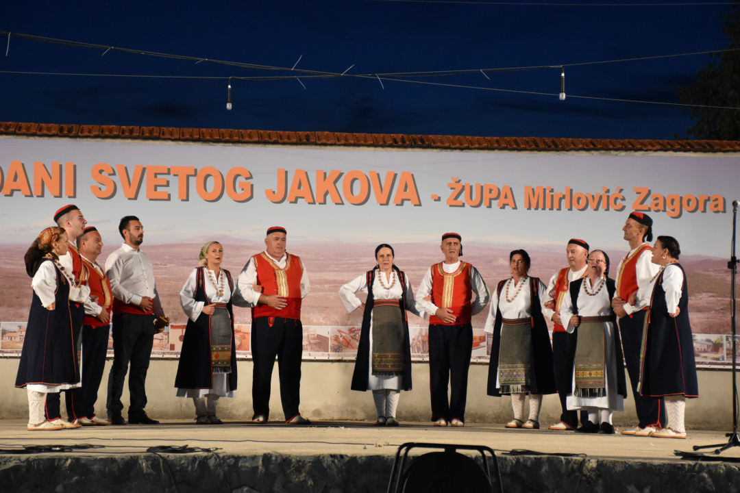 Večer folklora u Mirloviću povodom sv. Jakova, pozornica ljepote tradicijske kulture
