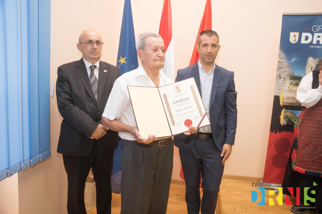 Ivanu Topiću Nagrada za životno djelo Grada Drniša
