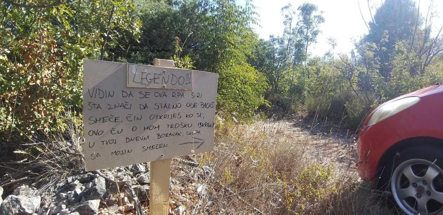 Eko-kriminalac iz Podlukovnika: 'Legendo, istresti ćemo ti sve ovo smeće u dnevni boravak. O mom trošku' 