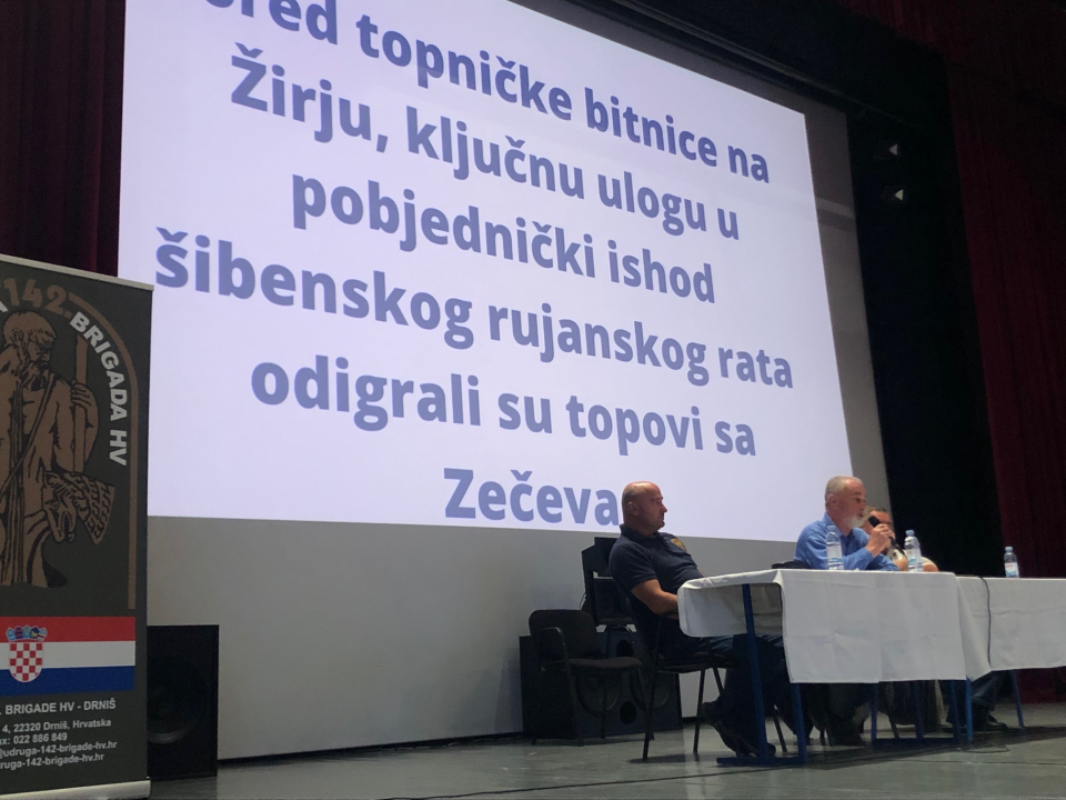 Srednjoškolci iz Drniša i Šibenika na tribini o Rujanskom ratu