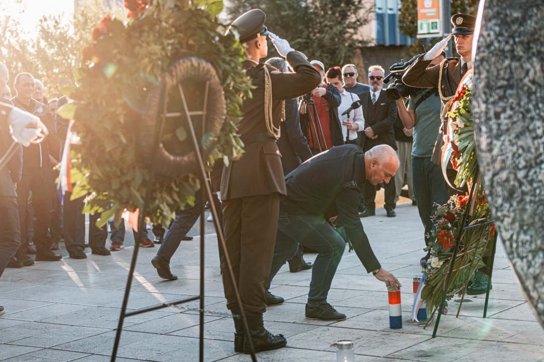 Šibenčani komemoracijom na Baldekinu i mimohodom obilježili 31. obljetnicu Rujanskog rata