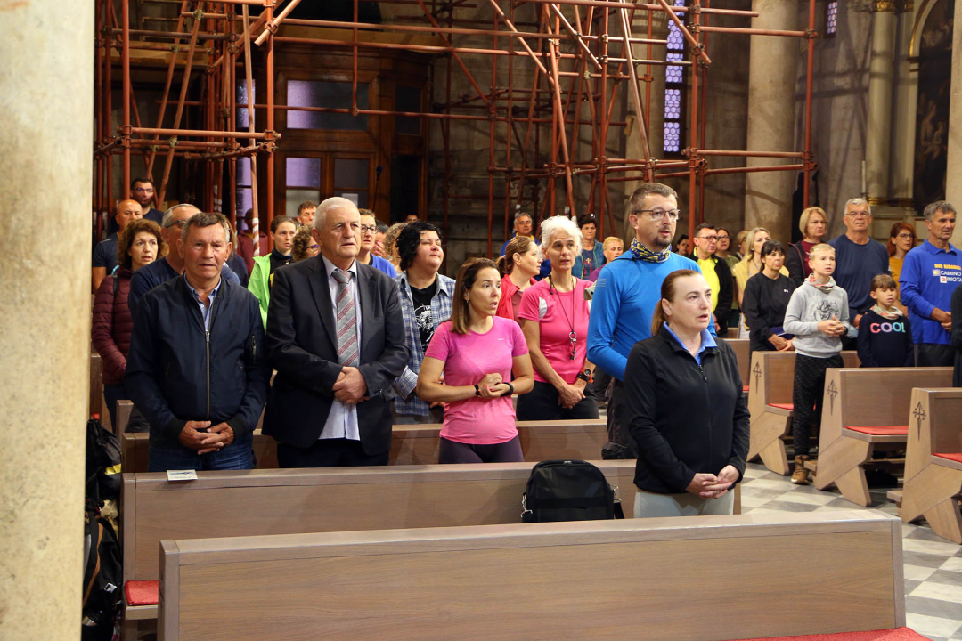 Biskup Rogić predvodio misno slavlje za sudionike 'Camino Šibenik tjedna'