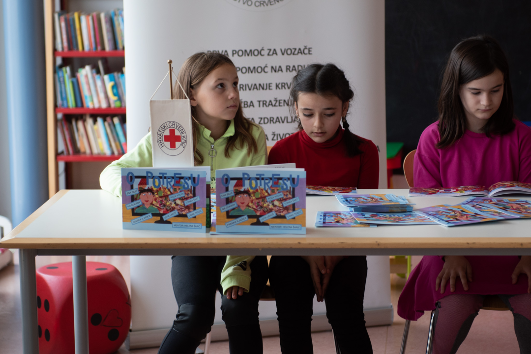Učenice OŠ Jurja Šižgorića napisale edukativnu slikovnicu 'O potresu'