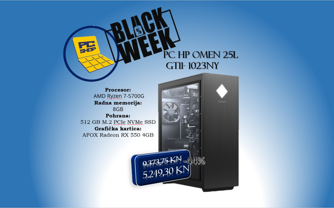 Trgovina Procesor za Crni petak časti odličnim popustima sve do 60 posto!