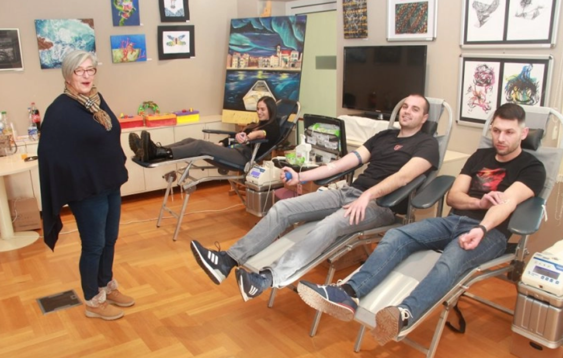 U Vodicama 46 osoba darovalo krv