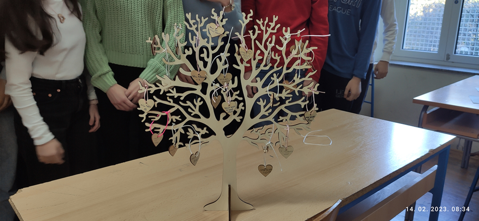 Pogledajte kako su šibenski gimnazijalci obilježili Valentinovo