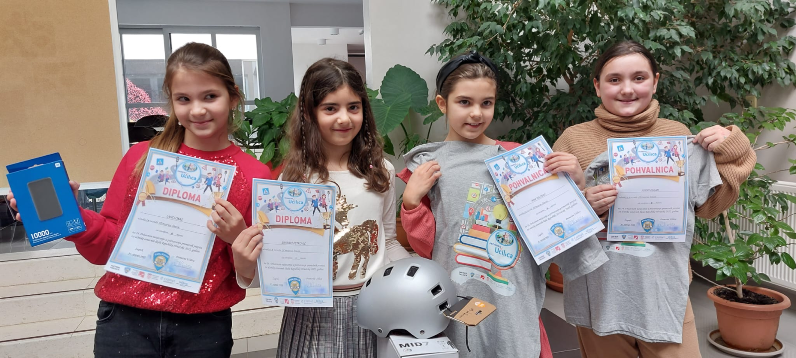 Izvanredan uspjeh učenika OŠ Meterize na državnom natjecanju iz Prometne učilice, Barbara Petković državna prvakinja 