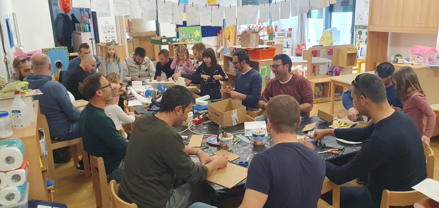 Druženjem tata i djece u vrtiću Tamaris proslavljen Dan očeva