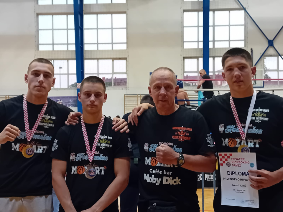 Veliki uspjeh članova KBK Petar Krešimir IV: Vujević i Jurić juniorski prvaci Hrvatske u fullcontactu  