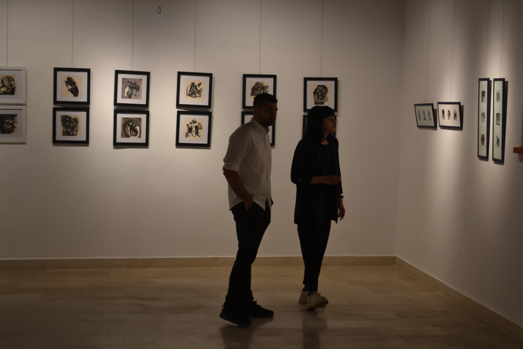 U galeriji Kninskog muzeja otvorena izložba crteža naziva 'Misli' akademske grafičarke Katarine Galić 