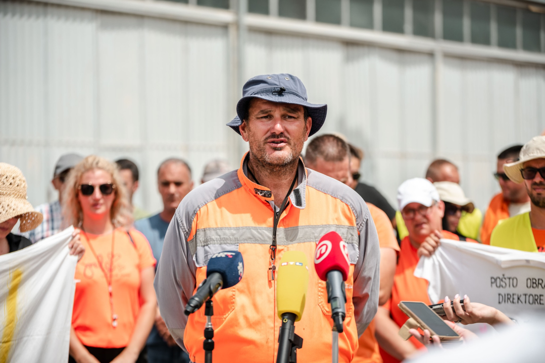 Radnici Cesta Šibenik ustraju u štrajku: 'Direktor sigurno odlazi, sada je na županu da zaustavi ovu situaciju'