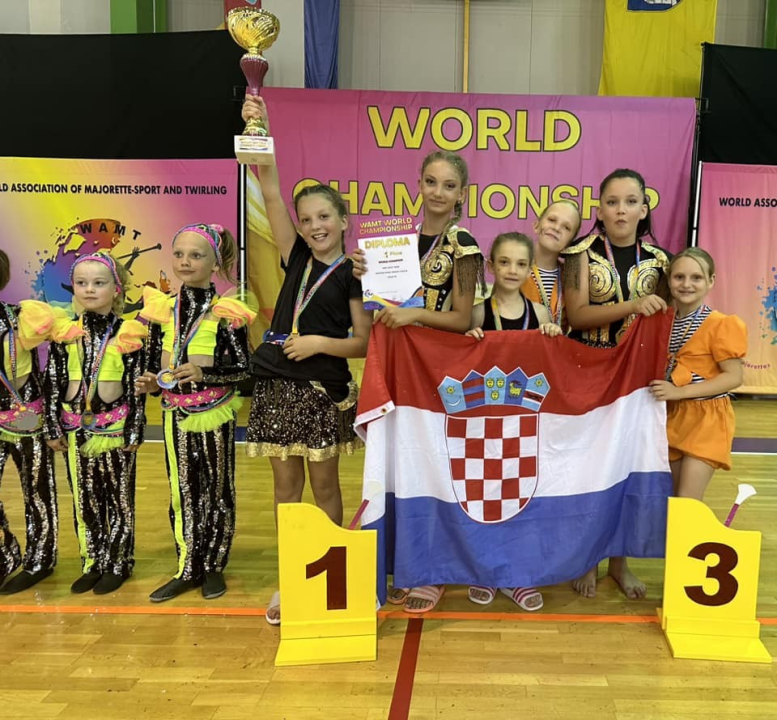 Vodičke mažoretkinje osvojile četiri zlatne medalje na Svjetskom prvenstvu