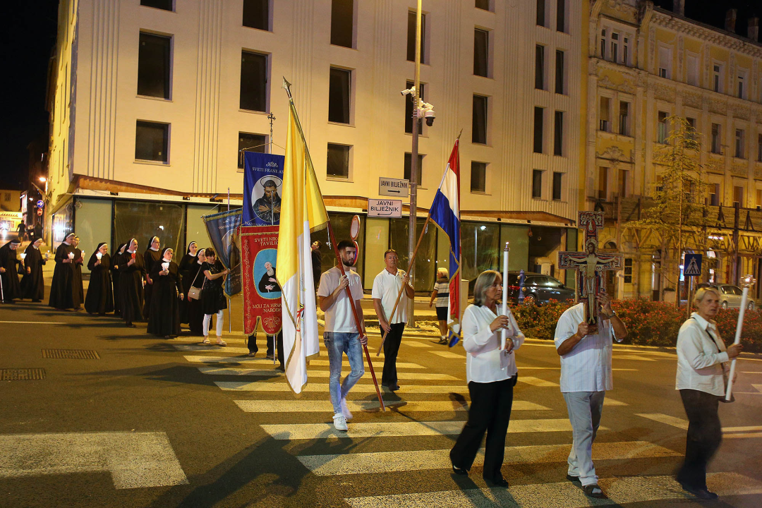  Obred preminuća svetog Frane u Šibeniku