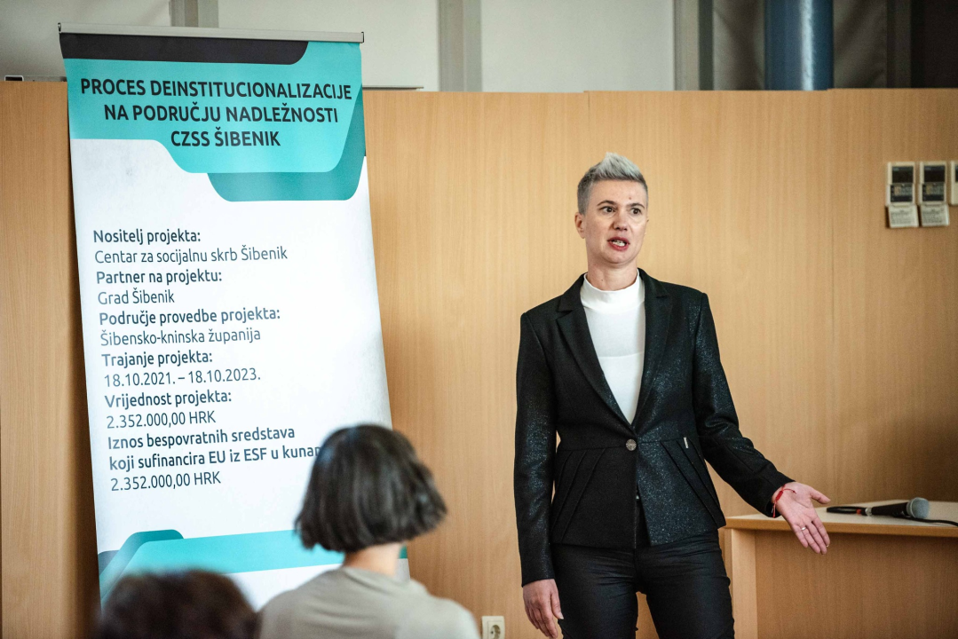 Održana završna konferencija projekta 'Proces deinstitucionalizacije na području nadležnosti CZSS Šibenik'!