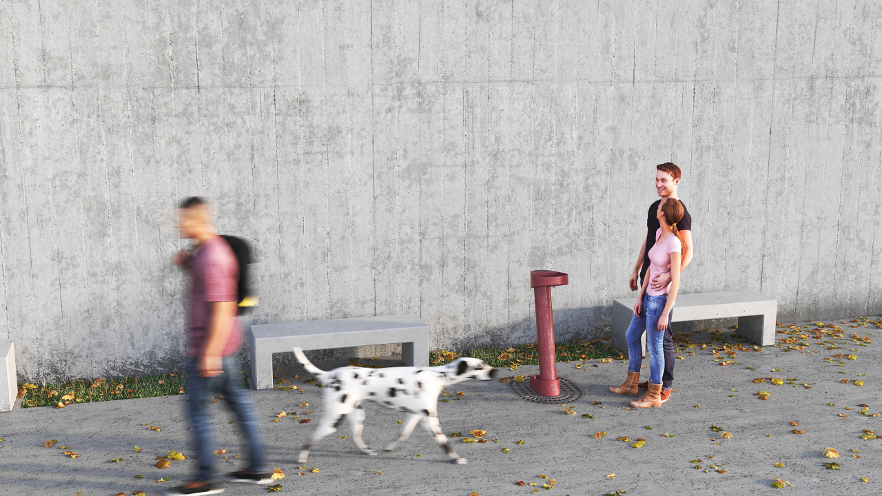 Oblikovano idejno rješenje česme za pitku vodu na javnim površinama u Šibeniku 