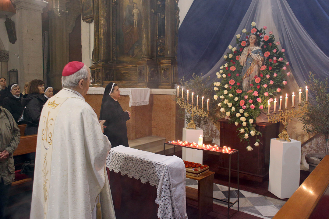 U sv. Frani proslavljena Svetkovina Bezgrješnog začeća Blažene Djevice Marije
