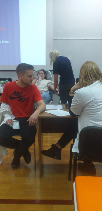 Studenti VUŠ-a u suradnji s Gradskim društvom Crvenog križa Šibenik darovali krv