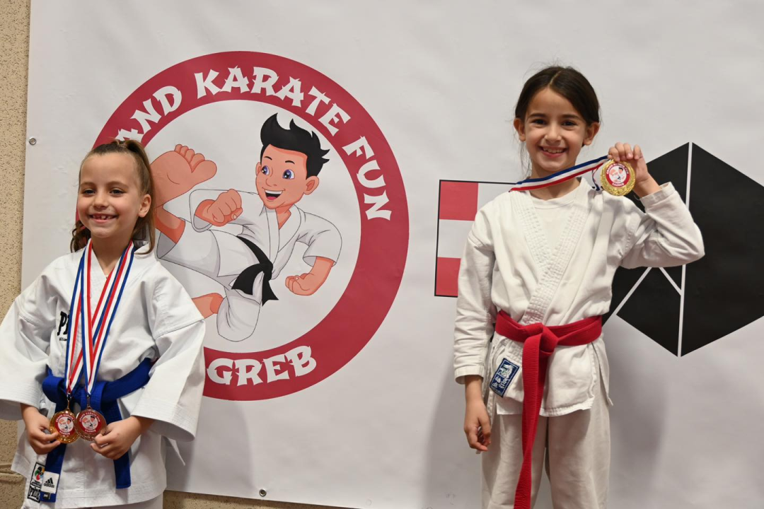  Karate klub Okit Vodice drugi najbolji klub turnira 'Grand karate fun' u Zagrebu