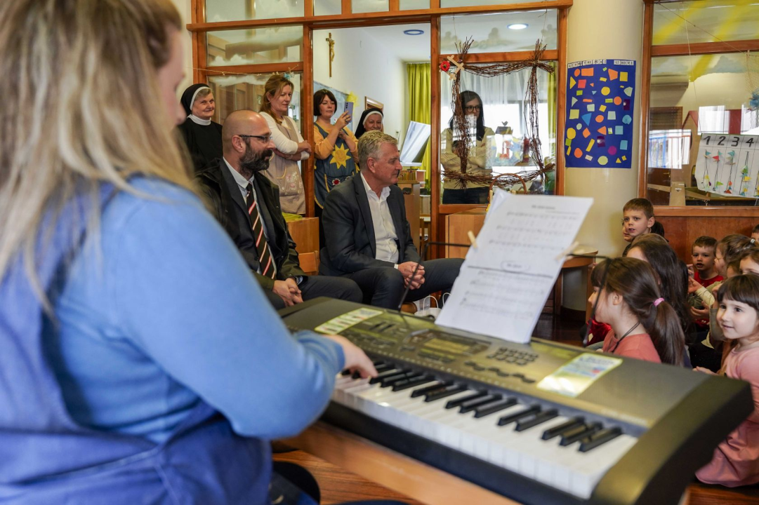 Gradonačelnik Burić posjetio Dječji vrtić Brat Sunce