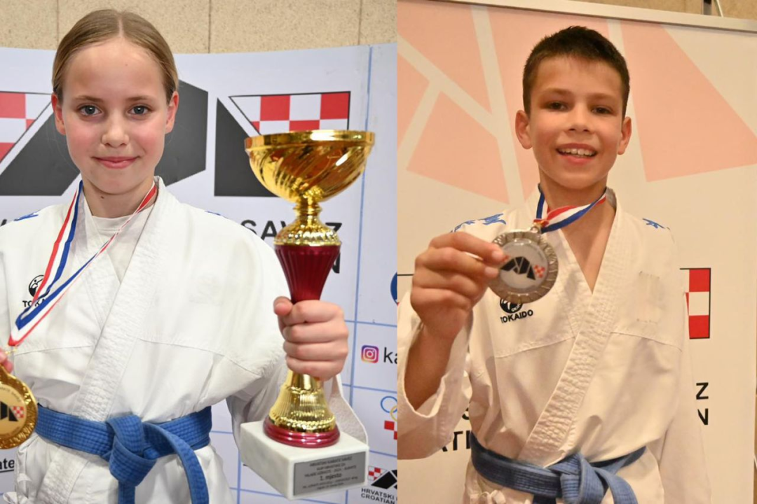 Lili Klarin i Noah Križanović Mimica reprezentativci Hrvatske