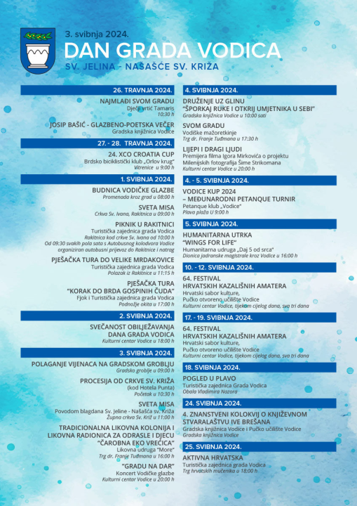 Vodice cijeli svibanj slave zaštitnicu sv. Jelinu: Provjerite bogat tradicionalni program