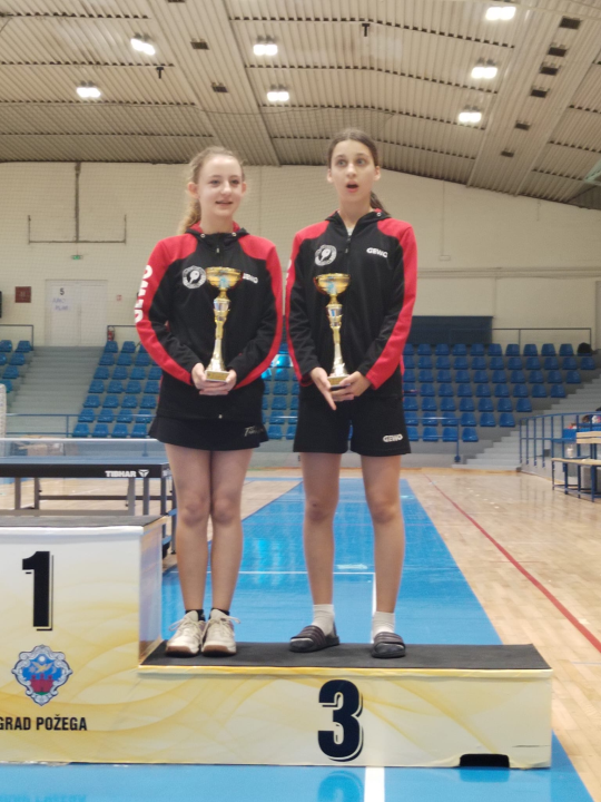 Stolnotenisačice STK Šibenik viceprvakinje Hrvatske