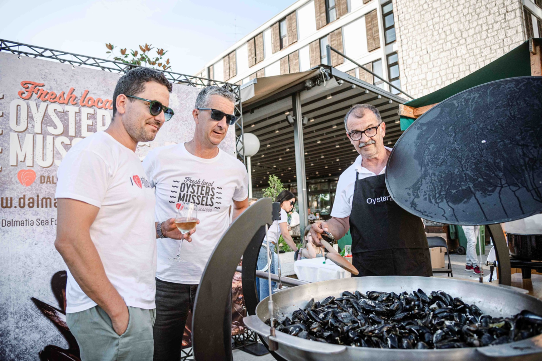 Zbog jednog skladnog para trg ispred Županije i ove je godine pun