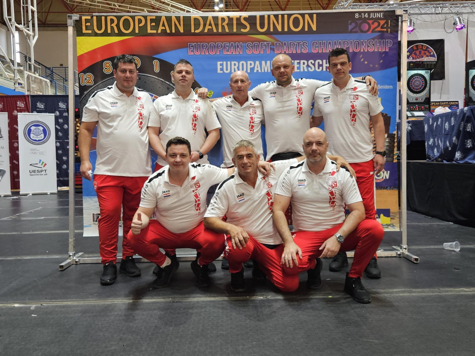 Zapažen nastup hrvatske pikado reprezentacije na EDU Europskom prvenstvu