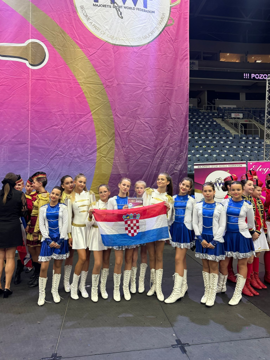 Šibenske i vodičke mažoretkinje nastupima zaslužile plasman pri vrhu Europskog prvenstva