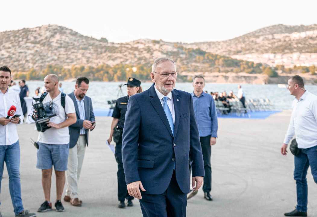 Na Martinskoj se okupili policajci, a Božinović poručio: 'Jedna smo od najsigurnijih zemalja na svijetu'