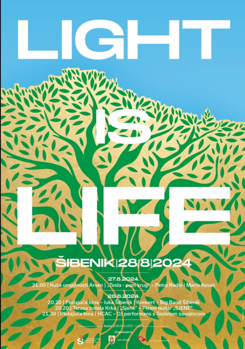 Obavezno večeras prođirajte šibenskom rivom i doživite svjetlosni spektakl